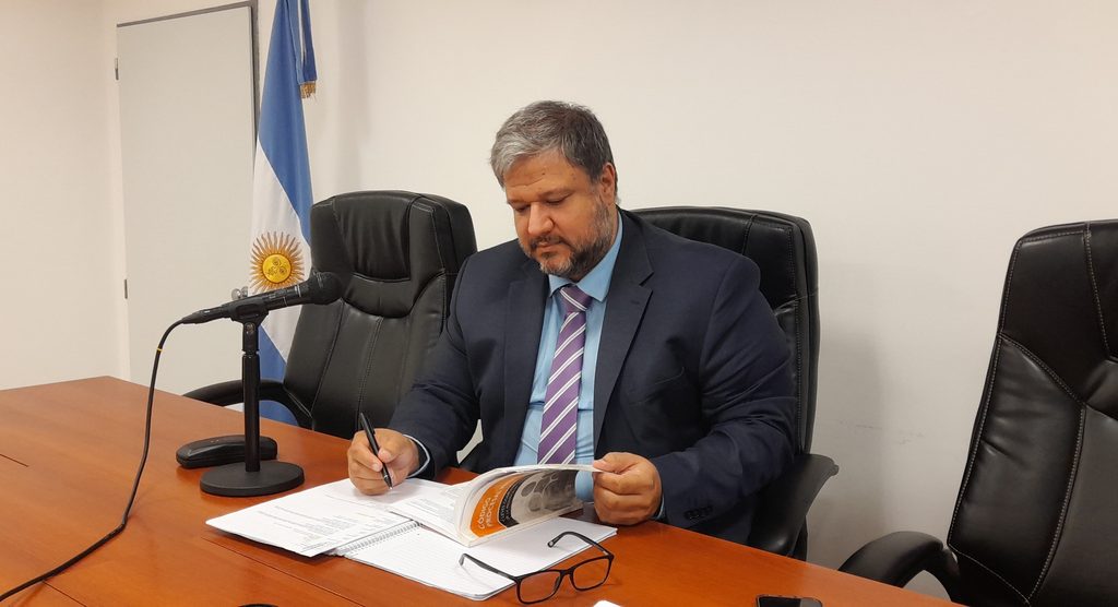 Imagen del juez de garantías Juan Guaita