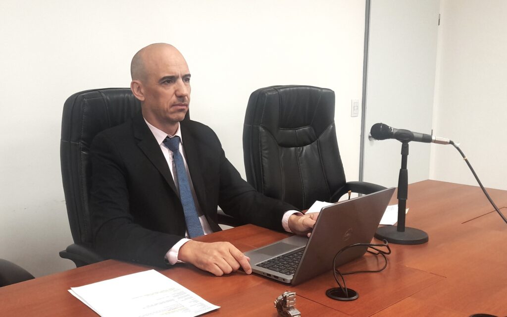 Foto del juez de garantías Juan manuel Kees