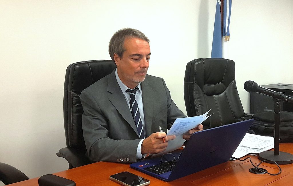 foto del juez Raúl Aufranc