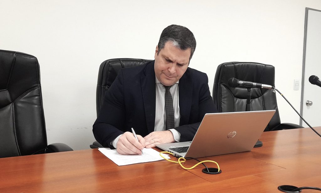 Foto del juez dfe garantías Luis Giorgetti