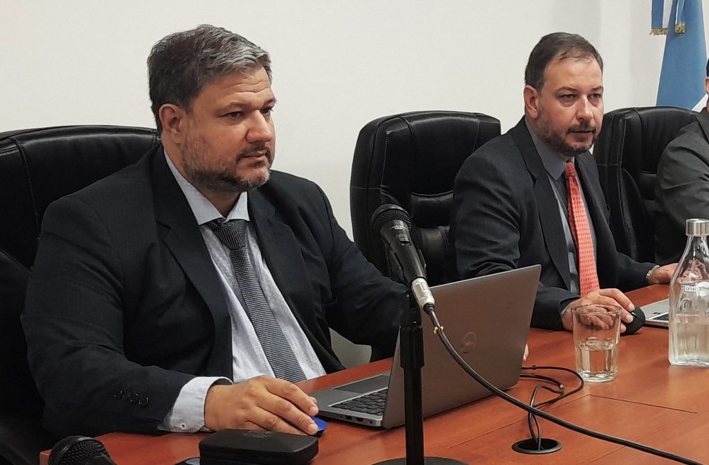 foto de los jueces Juan Guaita y Lucas Yancarelli