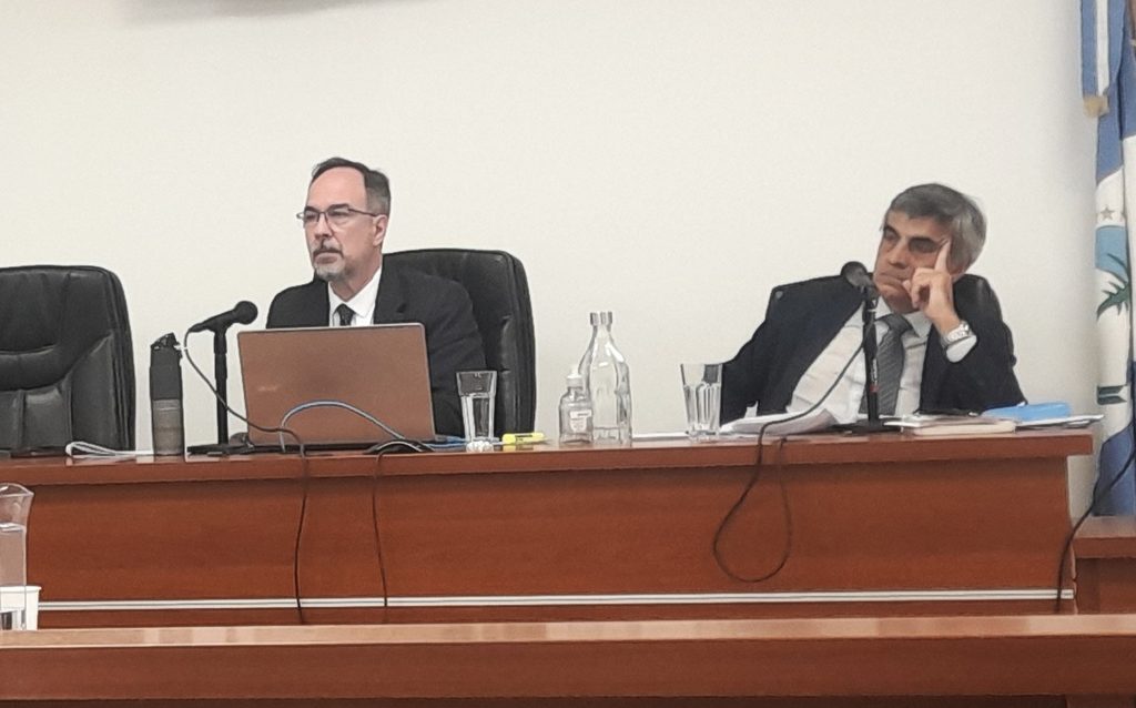 foto de los jueces de impugnaicpon Andrés Repetto y Richard Trincheri